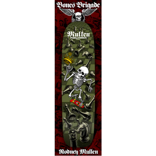 LIMITED Powell Peralta Bones Brigade Series 13 RODNEY MULLEN Chess Green Deck - Image 4