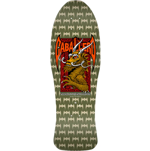 LIMITED Powell Peralta Bones Brigade Series 13 STEVE CABALLERO Dragon & Bats Green Deck