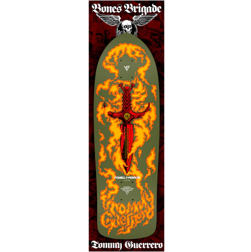 LIMITED Powell Peralta Bones Brigade Series 13 TOMMY GUERRERO Dagger Green Deck - Image 4