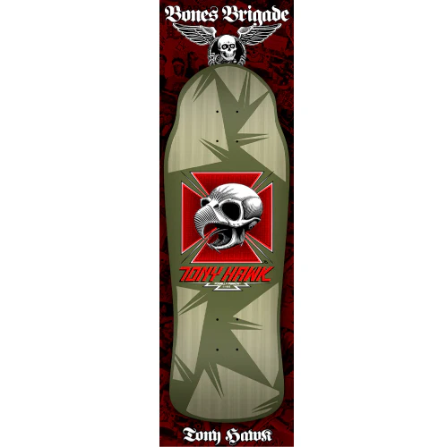 LIMITED Powell Peralta Bones Brigade Series 13 TONY HAWK Chicken Skull Green Deck - Image 4