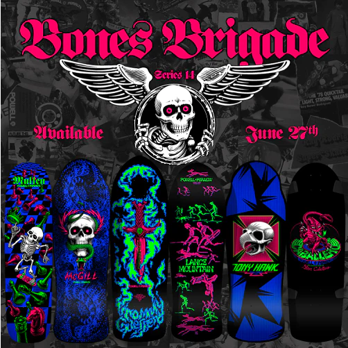 *LIMITED* Powell Peralta Bones Brigade Series 14 LANCE MOUNTAIN Blacklight Deck 9.9" - Image 4