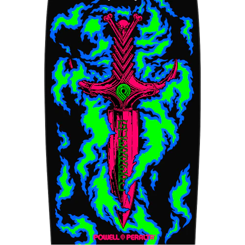 *LIMITED* Powell Peralta Bones Brigade Series 14 TOMMY GUERRERO Blacklight Deck 9.75" - Image 2