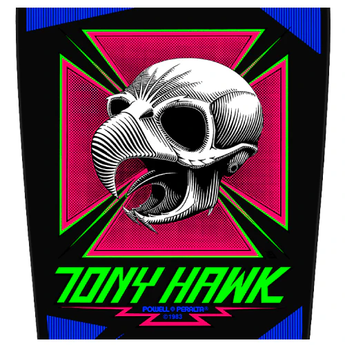 *LIMITED* Powell Peralta Bones Brigade Series 14 TONY HAWK Blacklight Deck 10.38" - Image 2