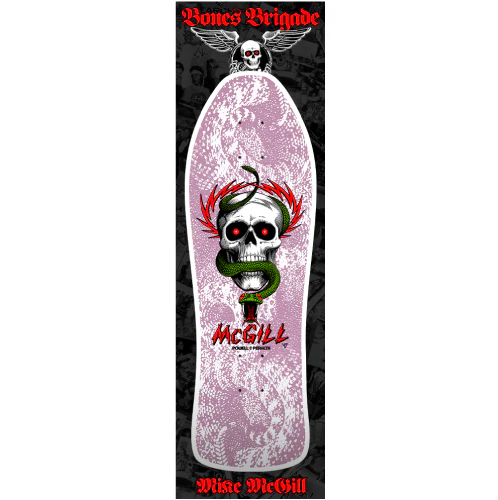 *LIMITED* Powell Peralta Bones Brigade Series 15 MIKE MCGILL White Deck 10" - Image 3