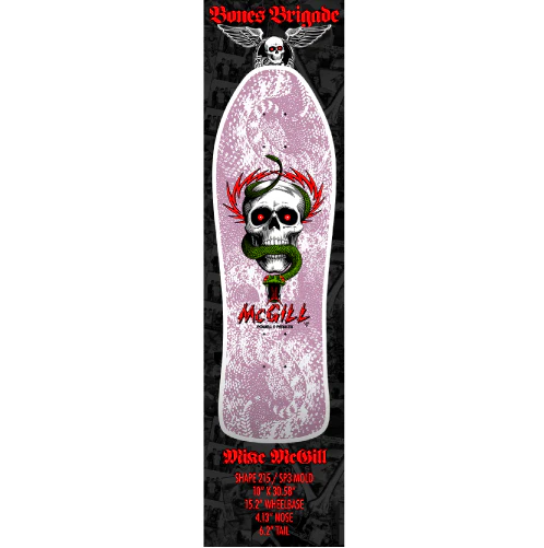 *LIMITED* Powell Peralta Bones Brigade Series 15 MIKE MCGILL White Deck 10" - Image 4