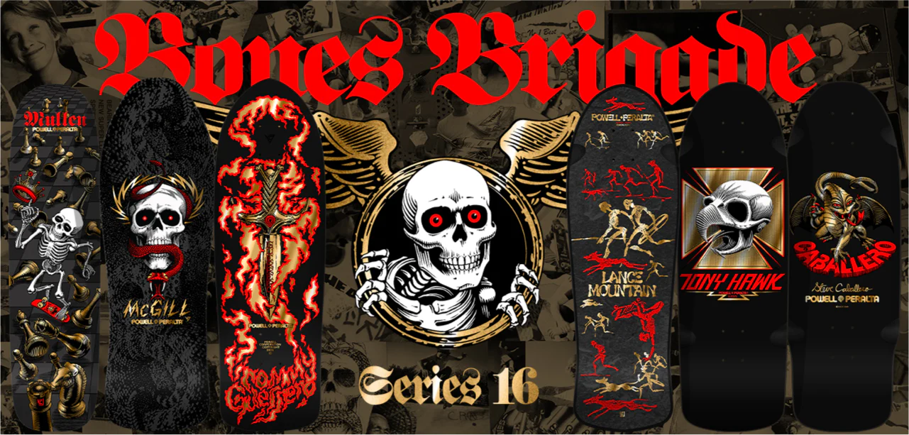 *LIMITED* Powell Peralta Bones Brigade Series 16 LANCE MOUNTAIN Black/Gold Foil Deck 9.9" - Image 5