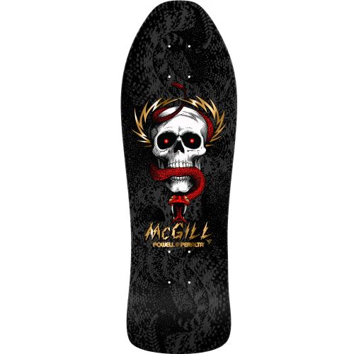 *LIMITED* Powell Peralta Bones Brigade Series 16 MIKE MCGILL Black/Gold Foil Deck 10"
