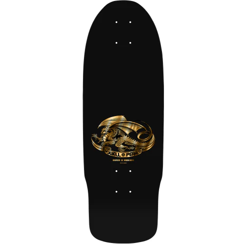 *LIMITED* Powell Peralta Bones Brigade Series 16 STEVE CABALLERO Black/Gold Foil Deck 10.09" - Image 2