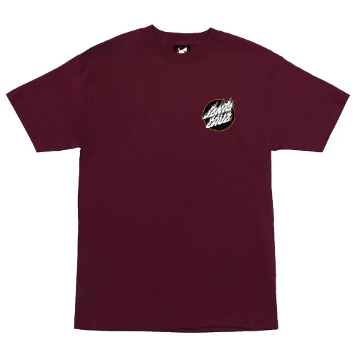 *LIMITED* Santa Cruz X Pokemon Fire Type 3 Tee - Burgundy - Image 2