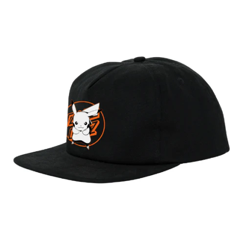 *LIMITED* Santa Cruz X Pokemon Pikachu Snapback Hat - Black