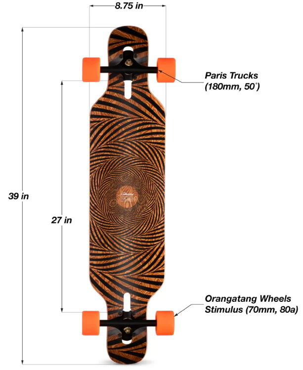 Loaded Tan Tien Flex 2 Longboard Complete 39" - Image 7