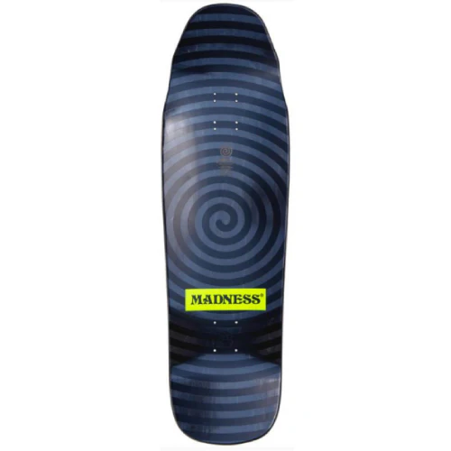 Madness Halftone Green Swirl Saturn Eating His Son R7 Shaped Skateboard Deck 9.5" - Image 2