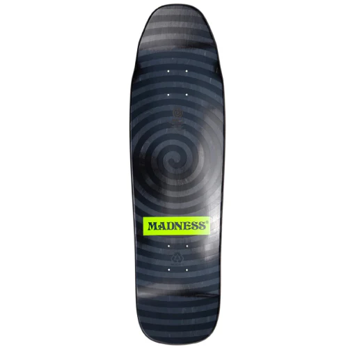 Madness Saturn Eating His Son Black Holographic R7 Shaped Skateboard Deck 8.75" - Image 2
