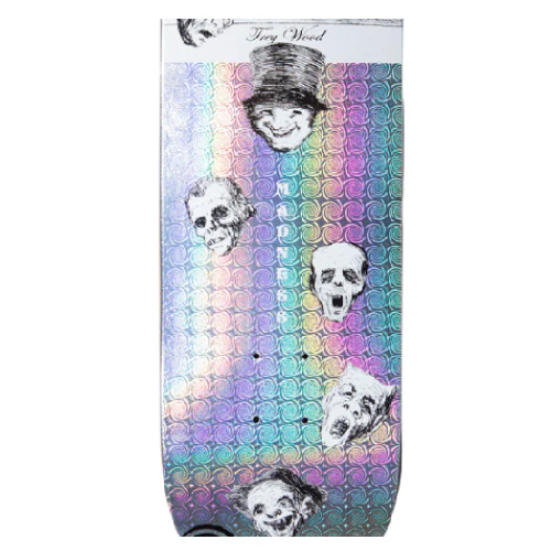 Madness Trey Wood Beast Super Sap R7 Holographic Swirl Skateboard Deck 8.25" - Image 3