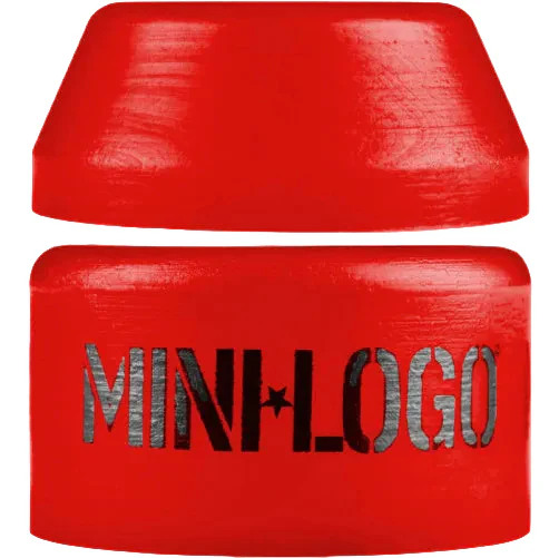 Mini Logo Bushings Single Red 100A Hard