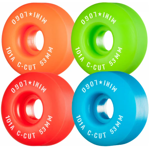 Mini Logo Skateboard C-cut Wheels 53MM 101A - Image 3