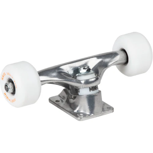 Mini Logo Trucks/Bearings/Wheels Kit - 8.38" Raw + White 53MM 101A - Image 2