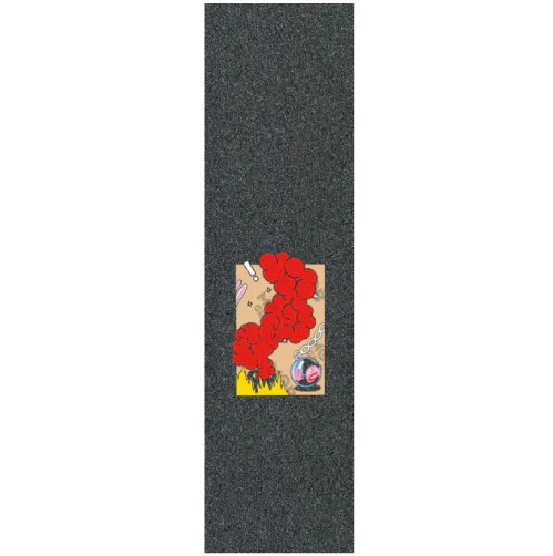 MOB X Krux Trucks Nora By Alexis Graphic Black with Clear Griptape