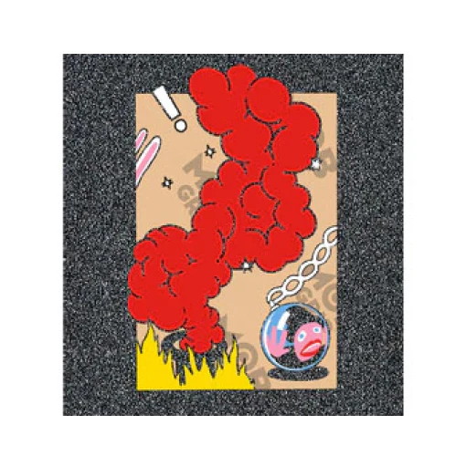 MOB X Krux Trucks Nora By Alexis Graphic Black with Clear Griptape - Image 2