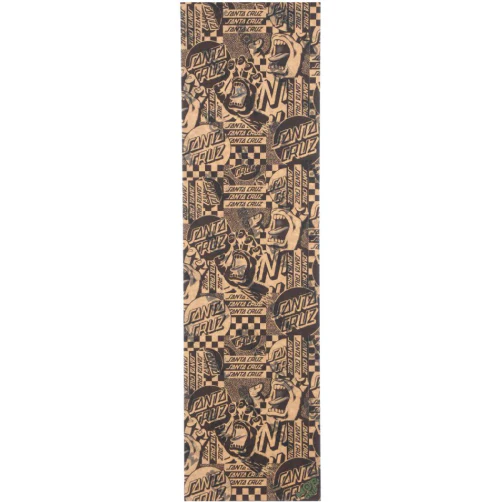 MOB X Santa Cruz Flier Collage Clear Griptape