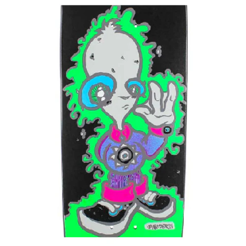 New Deal John Montesi Alien Neon SP Reissue Skateboard Deck 9.0" - Image 3
