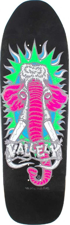 New Deal Mike Vallely Mammoth Neon SP Reissue Skateboard Deck 9.5" - Image 2