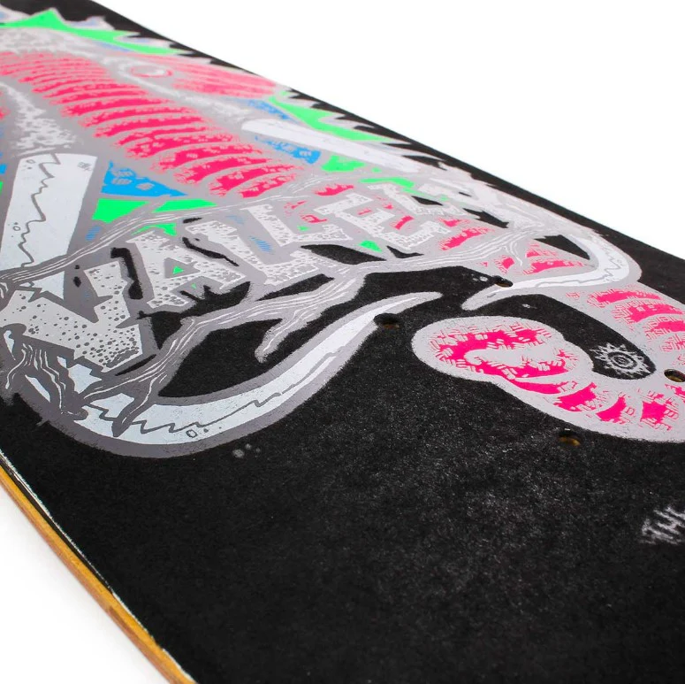 New Deal Mike Vallely Mammoth Neon SP Reissue Skateboard Deck 9.5" - Image 5