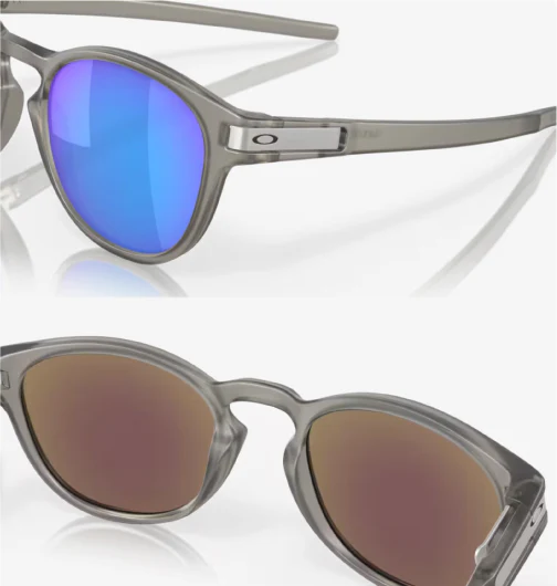 Oakley Latch - Matte Grey Ink/Prizm Sapphire Polarized - Image 6