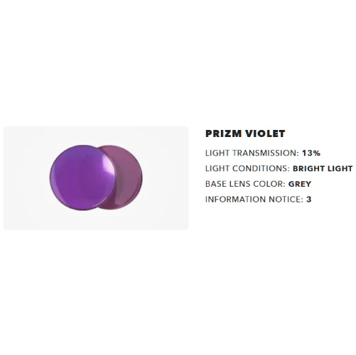 Oakley Latch Panel - Matte Clear/Prizm Violet - Image 6