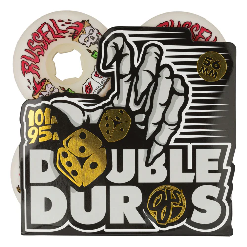 OJ Chris Russell Goblet Double Duro Skateboard Wheels 56MM 101A/95A - Image 6