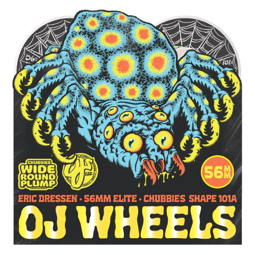 OJ Elite Chubbies Dressen Spider Wheels 56MM 101A - Image 5
