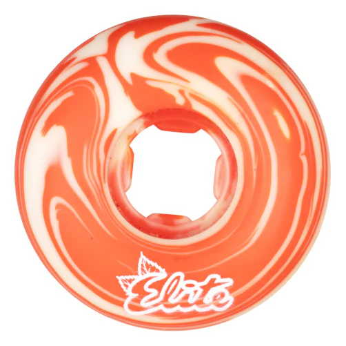 OJ Erick Winkowski Mushroom Elite EZ EDGE Skateboard Wheels Orange Swirl 53MM 101A - Image 2