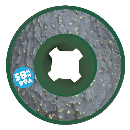 OJ Lil Doodies Avocado Wheels White 58MM 99A - Image 5