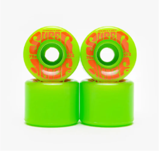 OJ Mini Super Juice Skateboard Wheels Green 55MM 78A - Image 2