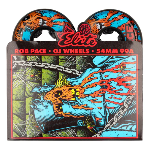 OJ Rob Pace Elite Mini Combos Wheels Black 54MM 99A - Image 5