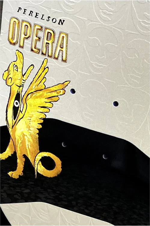 Opera Perelson Dragon Minimalist EX7 Pop Slick Skateboard Deck 8.38" - Image 3