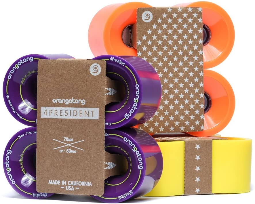 Orangatang 4President Wheels Purple 70MM 83A - Image 4