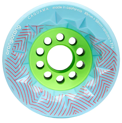 Orangatang Caguama Wheels Blue 85MM 77A
