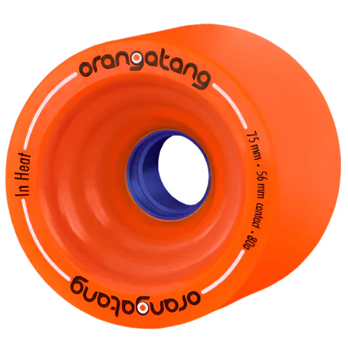 Orangatang In Heat Wheels Orange 75MM 80A - Image 2