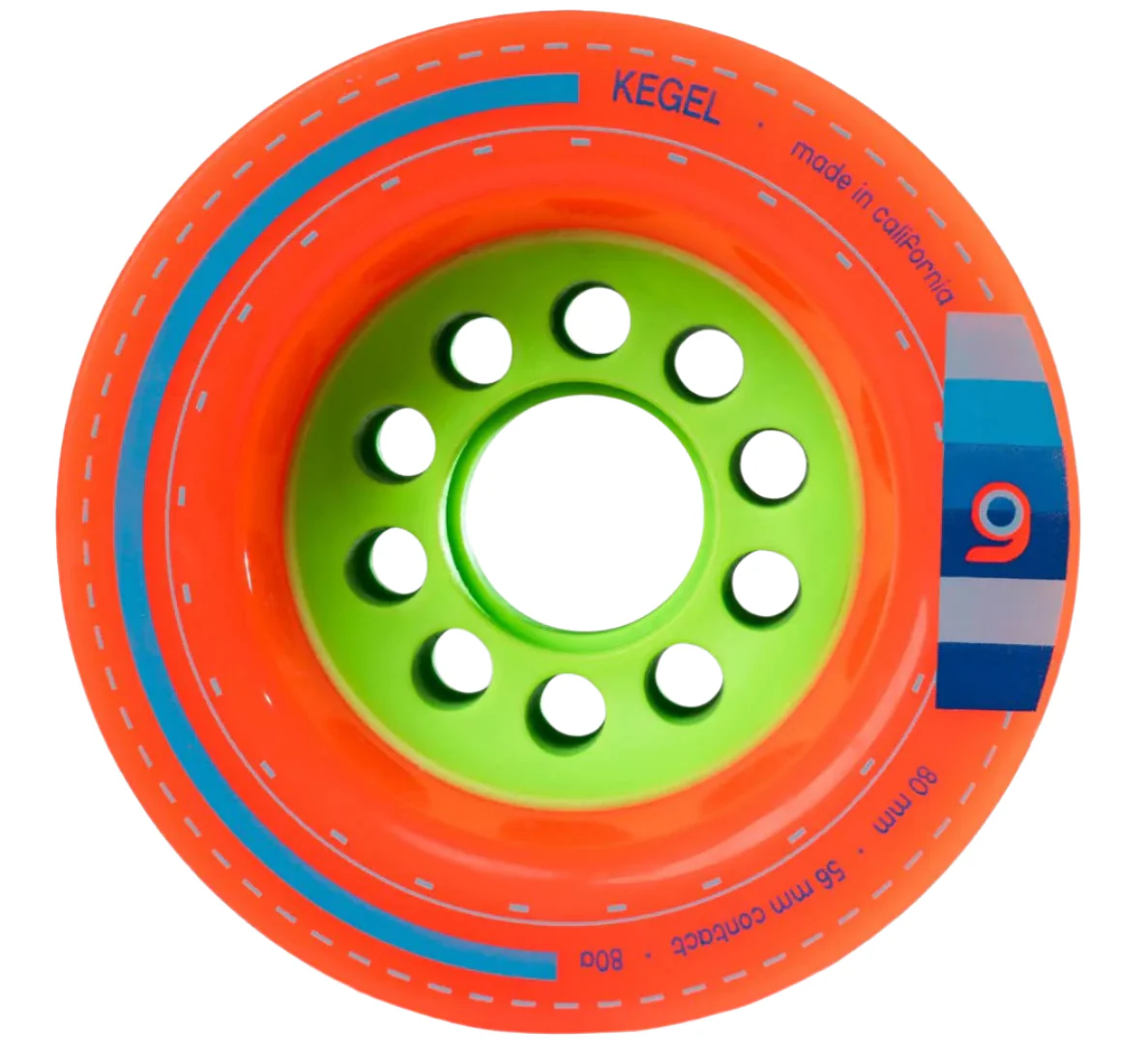 Orangatang Kegel Wheels Orange 80MM 80A