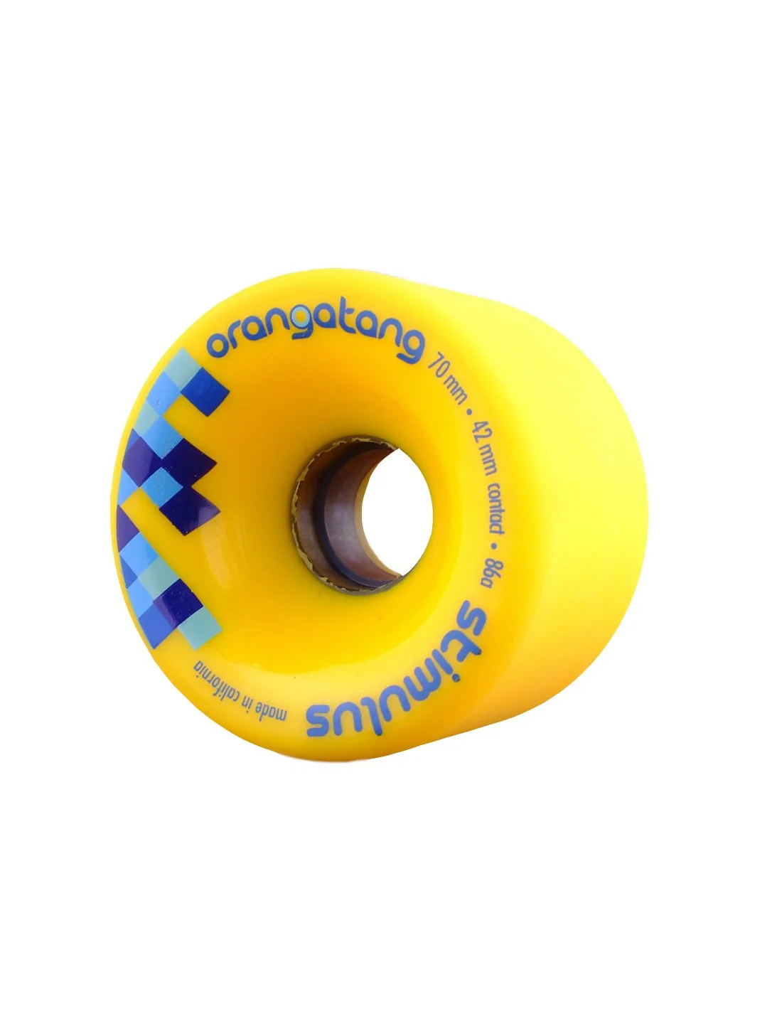 Orangatang Stimulus Wheels Yellow 70MM 86A - Image 3