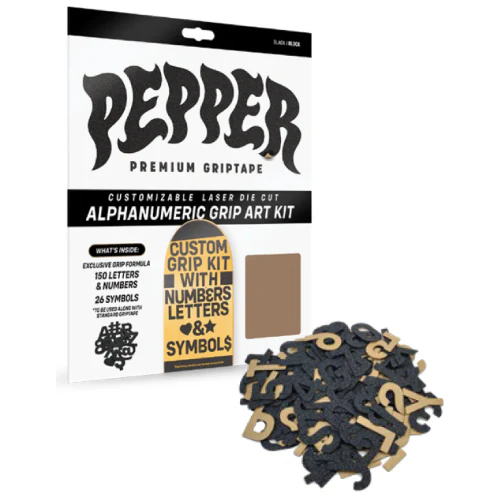 Pepper Alphanumeric Custom Griptape Kit - Image 2