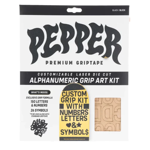 Pepper Alphanumeric Custom Griptape Kit - Image 3