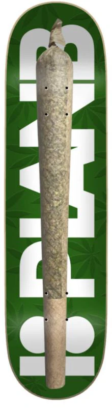 Plan B Spliff Skateboard Deck Green 8.0" - Image 2
