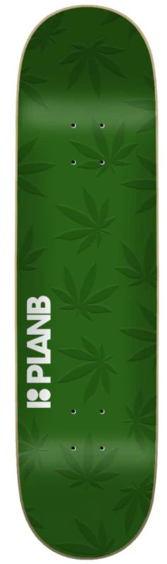 Plan B Spliff Skateboard Deck Green 8.0" - Image 3