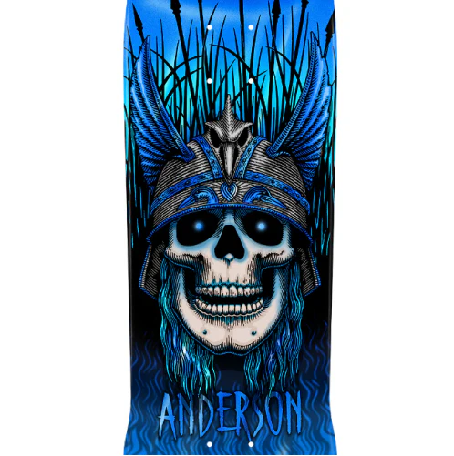 Powell Peralta Anderson Heron Skateboard Deck Blue Foil 8.45" - Image 2