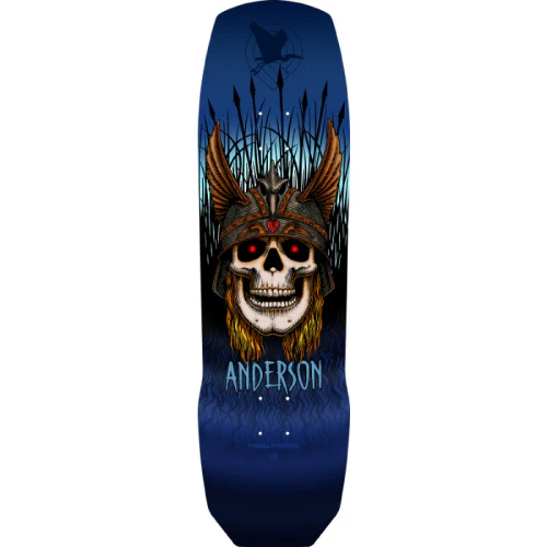 Powell Peralta Anderson Heron Blue Skateboard Deck 9.13"