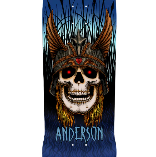 Powell Peralta Anderson Heron Blue Skateboard Deck 9.13" - Image 2