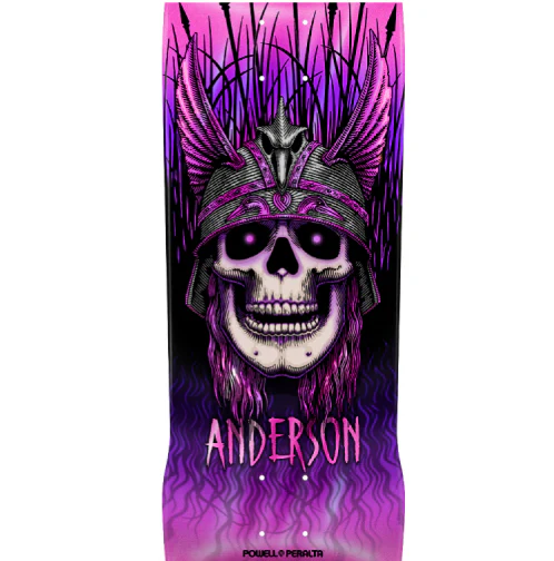 Powell Peralta Anderson Heron Skateboard Deck Pink Foil 9.13" - Image 2