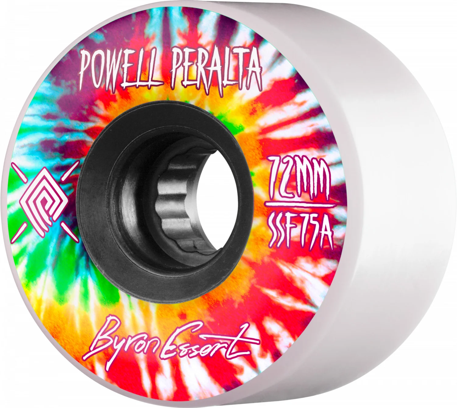 Powell Peralta Byron Essert Wheels White/Tie Dye 72MM 75A